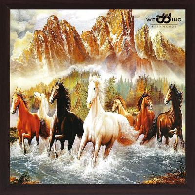 SEVEN HORSE PICTURE PHOTO FRAME
