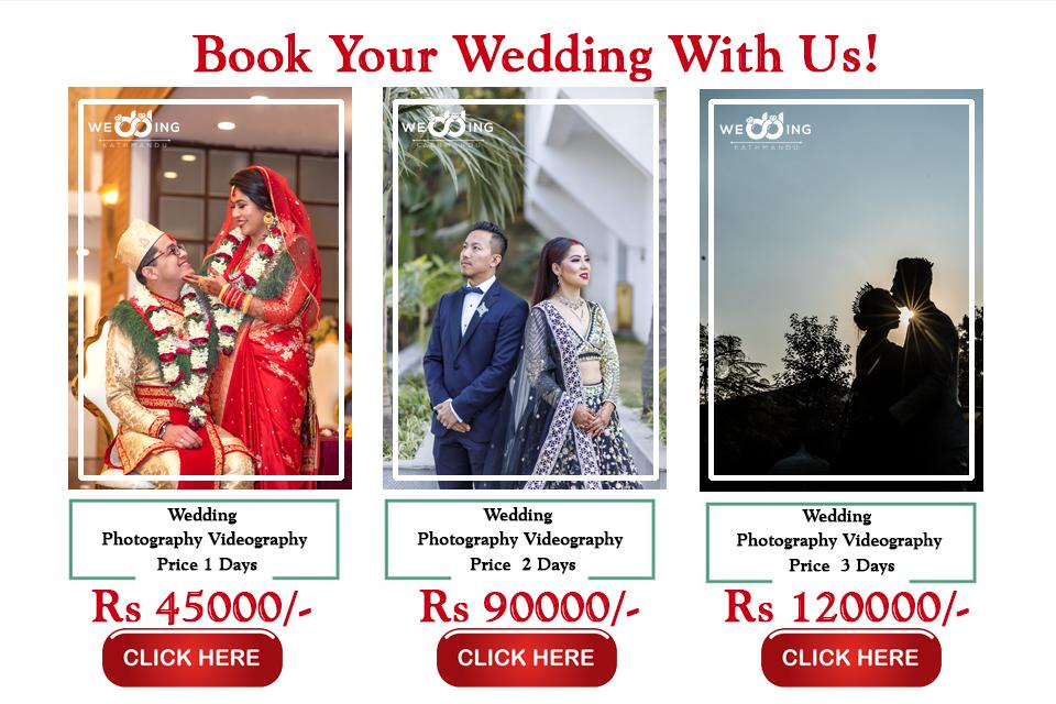 offers affordable wedding packages discount rates In Kathmandu