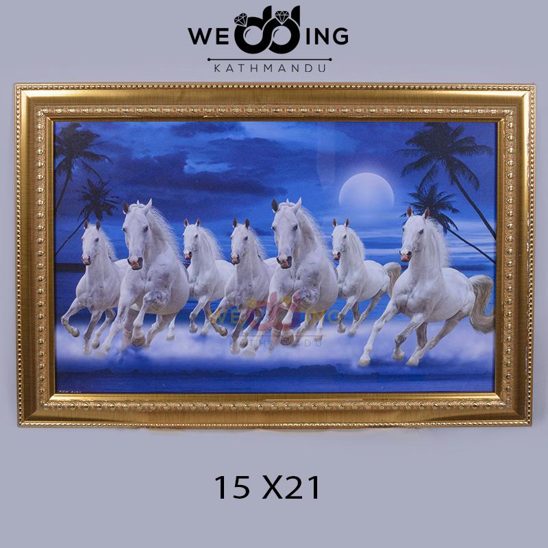 Avikalp Exclusive Awi3248 Seven Running Horses vastu 7 Horses Seven Horses  vaastu Seven Horse Success Power Progress Prosperity Full HD Wallpapers  (304cm x 243cm) : Amazon.in: Home Improvement