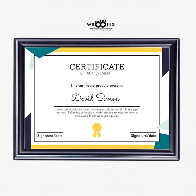 a4 black certificate frame price in nepal