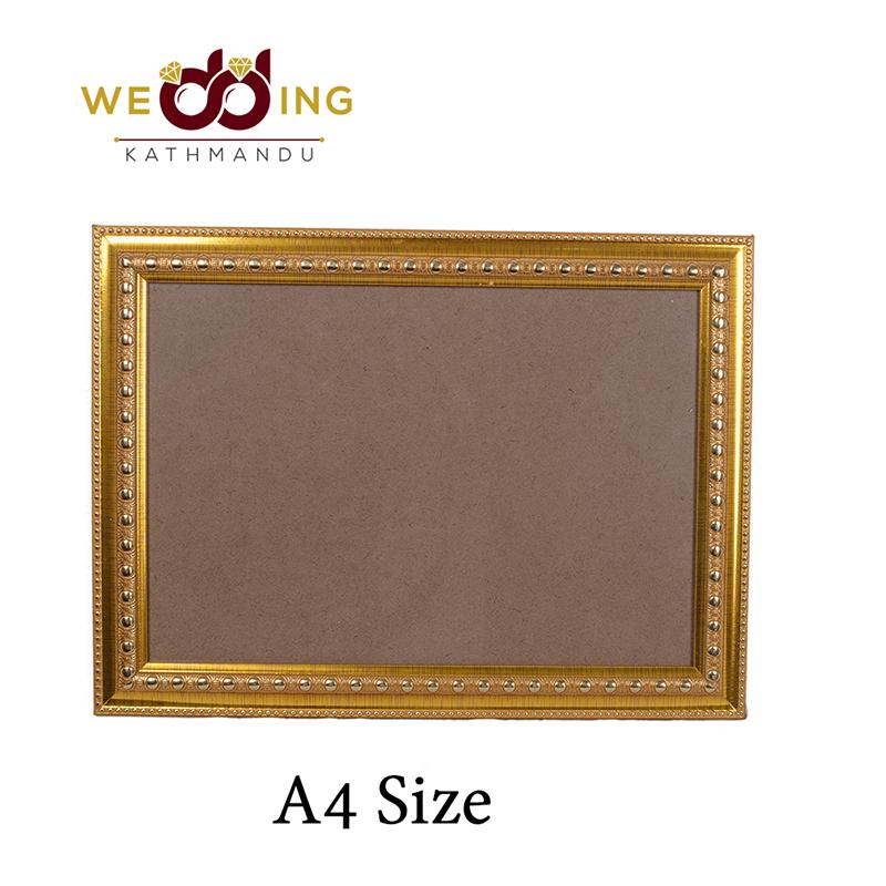 Golden Color A4 Frame Price 