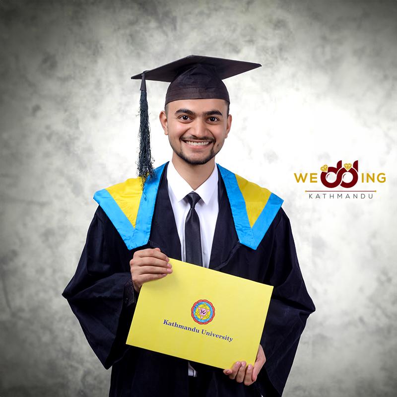 Graduation Gown And Cap Available In Our Photo Studio