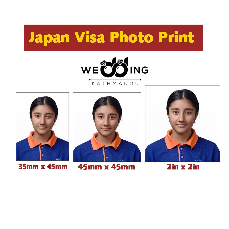 japan visa photo Price