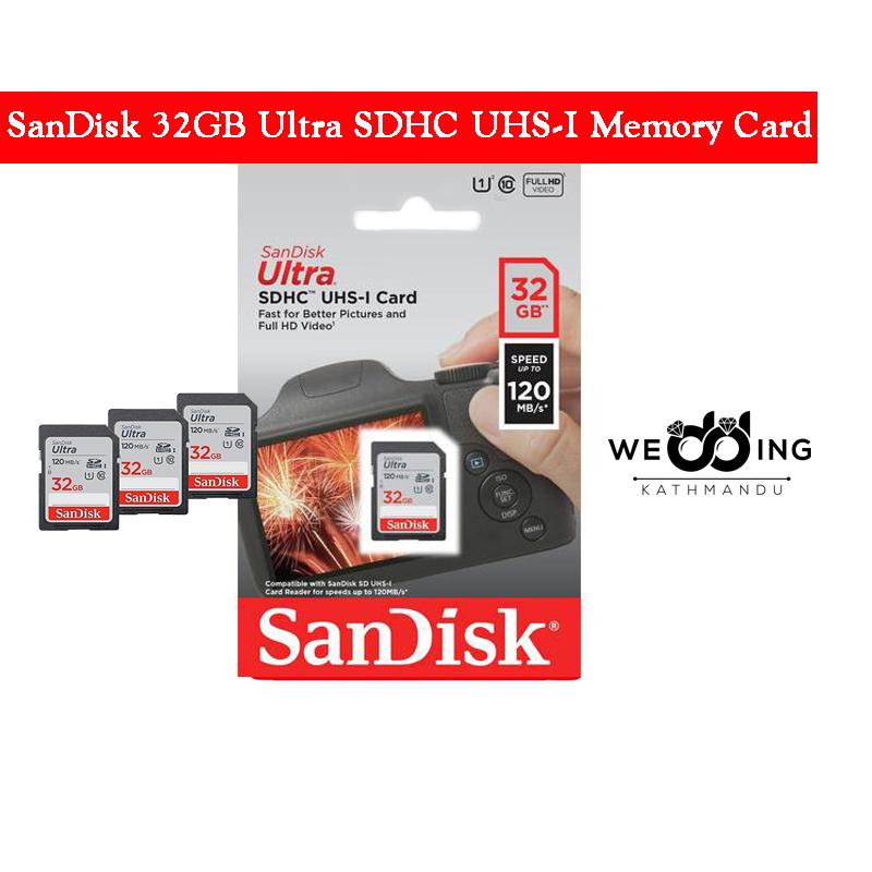 SanDisk 32GB Ultra SDHC UHS-I Memory Card