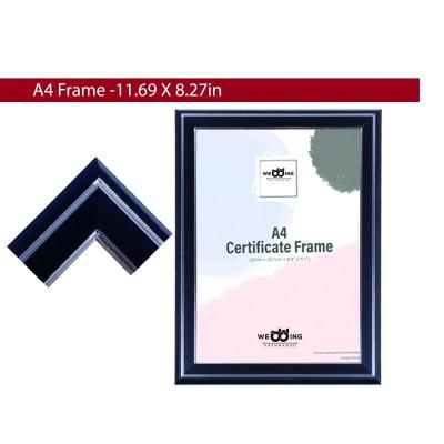 A4 Size Frame Black With White Trim