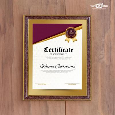 a4 wood-type certificate frame price in nepal