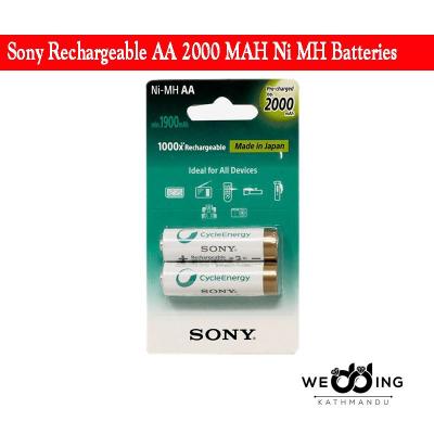 Sony Rechargeable AA 2000 MAH Ni MH Batteries Price