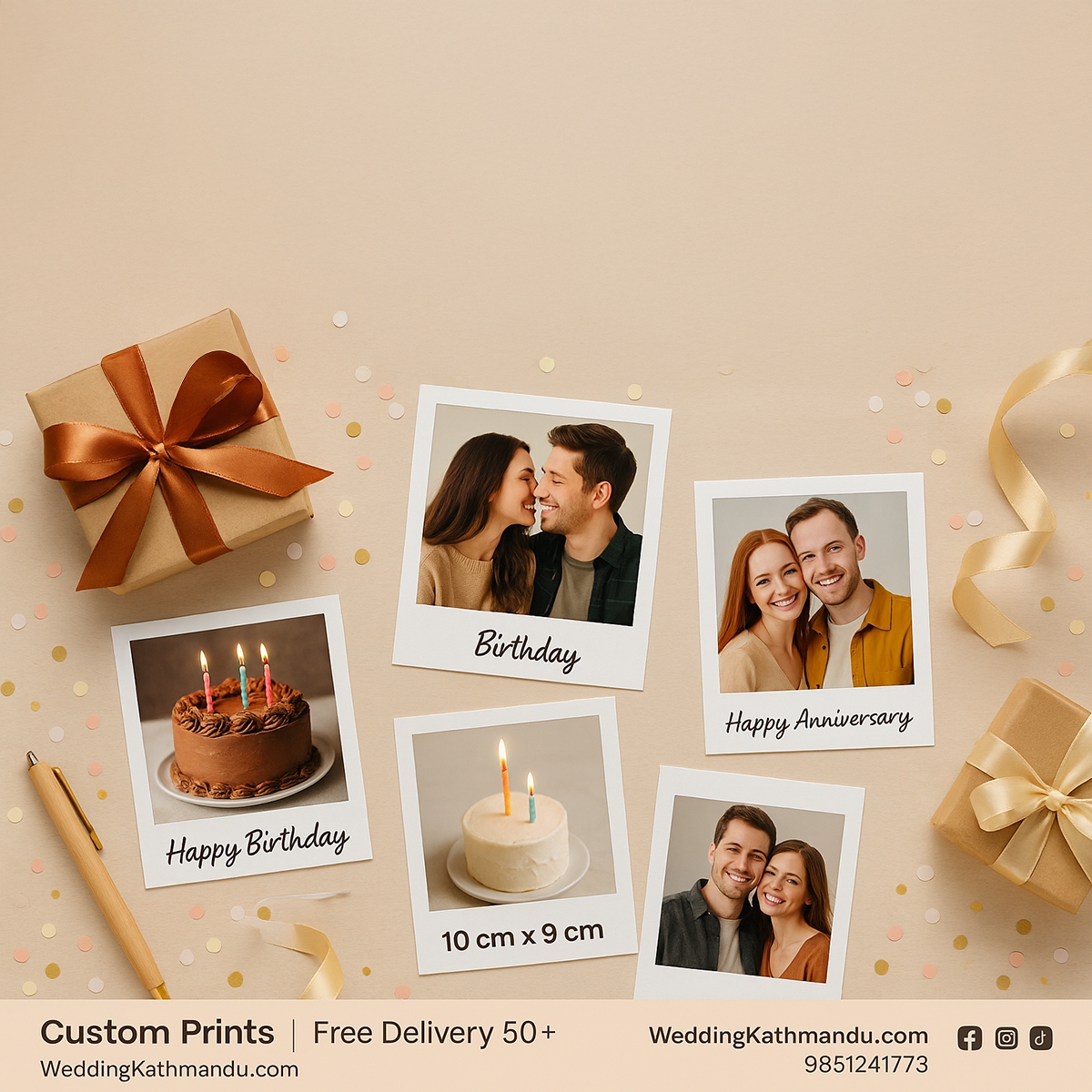 Birthday & Anniversary photo gift card Price
