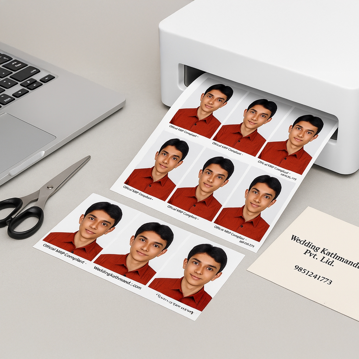 Passport Photo For Nepali & European Union Size & Price